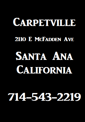 Carpetville Santa Ana Ad