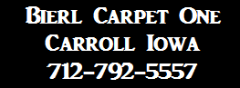Bierl Carpet 1 Carroll IA Ad