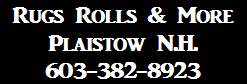 Rugs Rolls NH ad